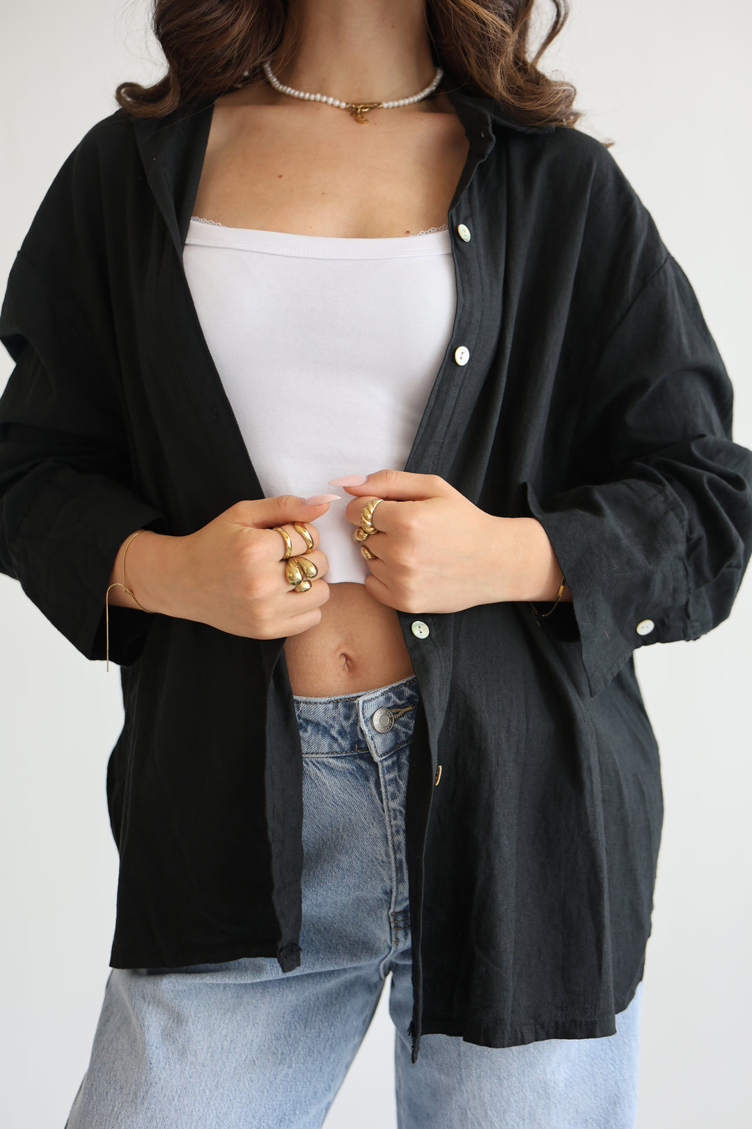 Classic Oversized Cotton Hemd