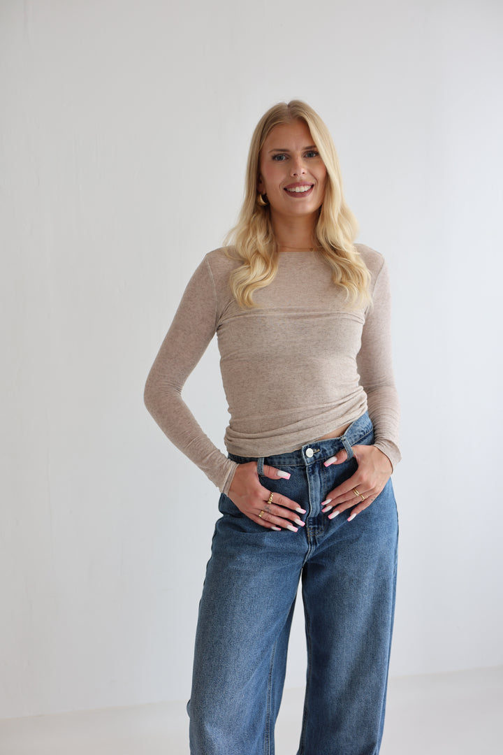 Cashmere Longsleeve Liliana (einfarbig)