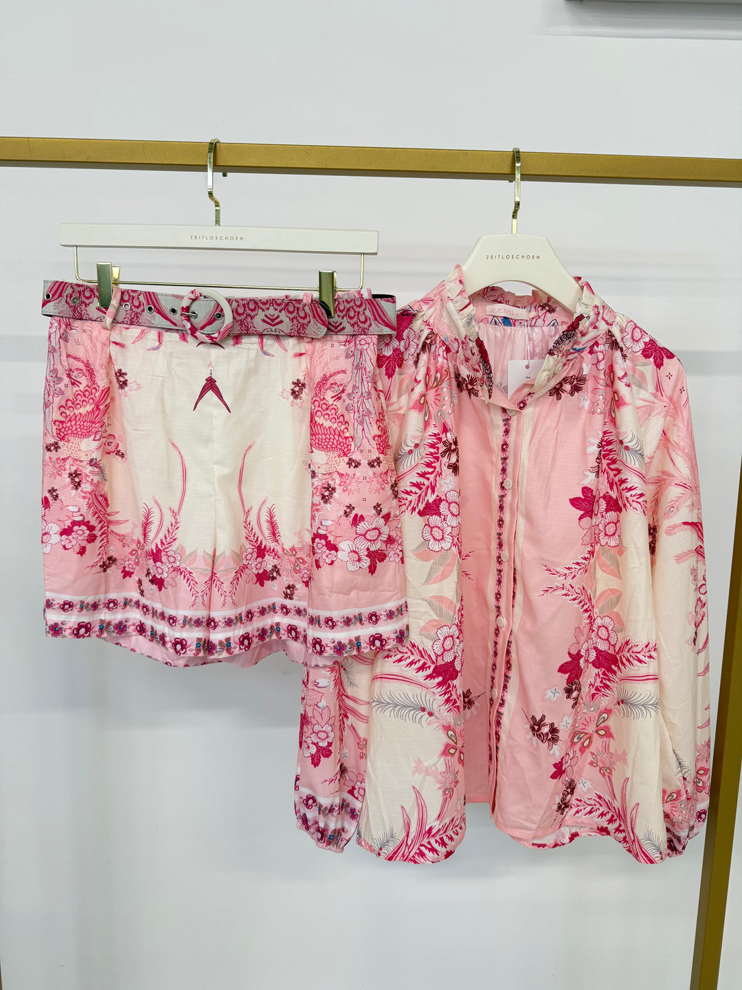 ZWEITEILER FLORAL MONACO ROSA GR.S/M &amp; GR.L/XL (B-WARE)