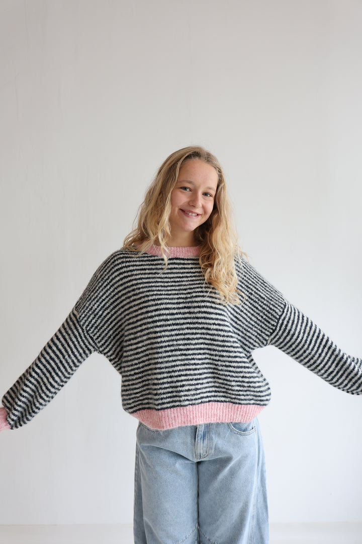 Gestreifter Pullover Moodline Knit