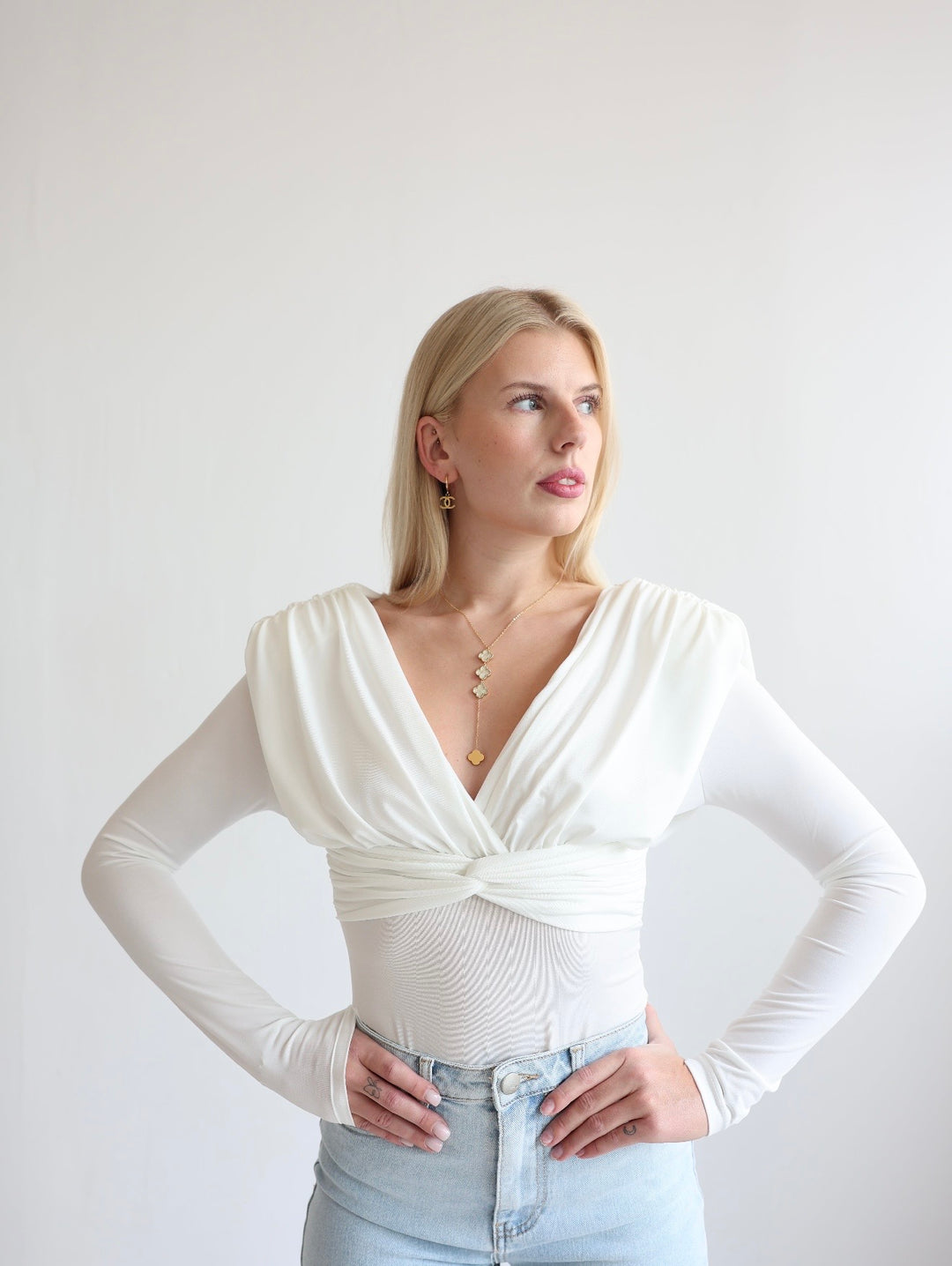 DRAPIERTES WICKEL-SHIRT CASSY (B-WARE)