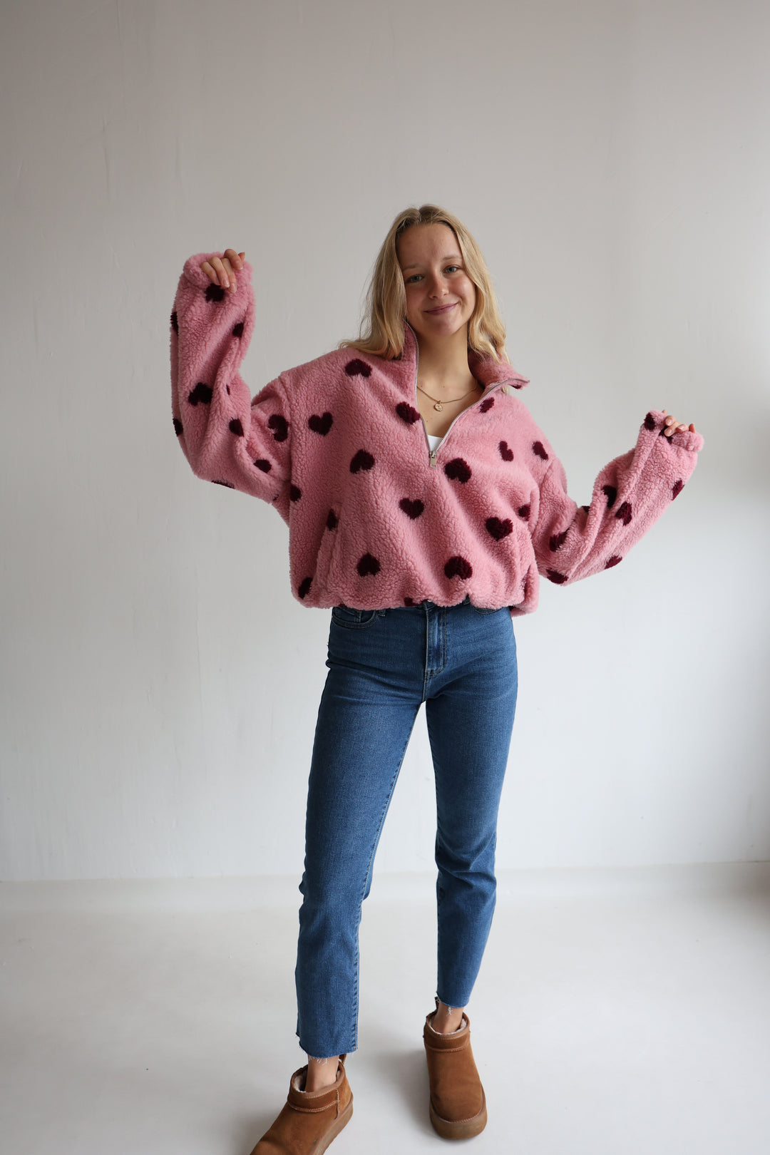 Teddy Zipper Warm Heart