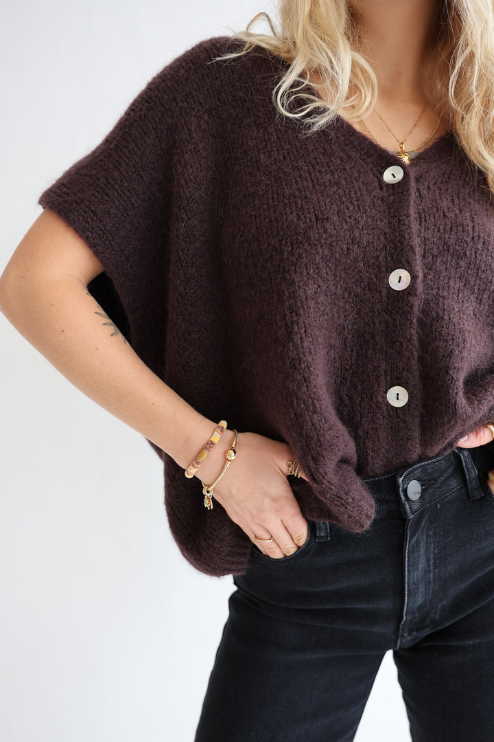 Lockere Pullunder-Weste Gina