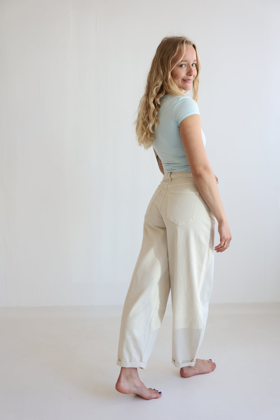 Barrel Fit Cocoa Shades Jeans