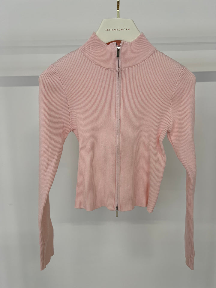 RIPPED ZIP-UP CARDIGAN (B-WARE)