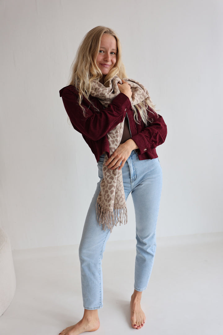 Langer Schal Wild Winter