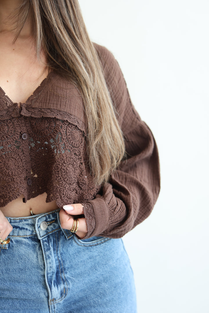 Crochetbluse Palma