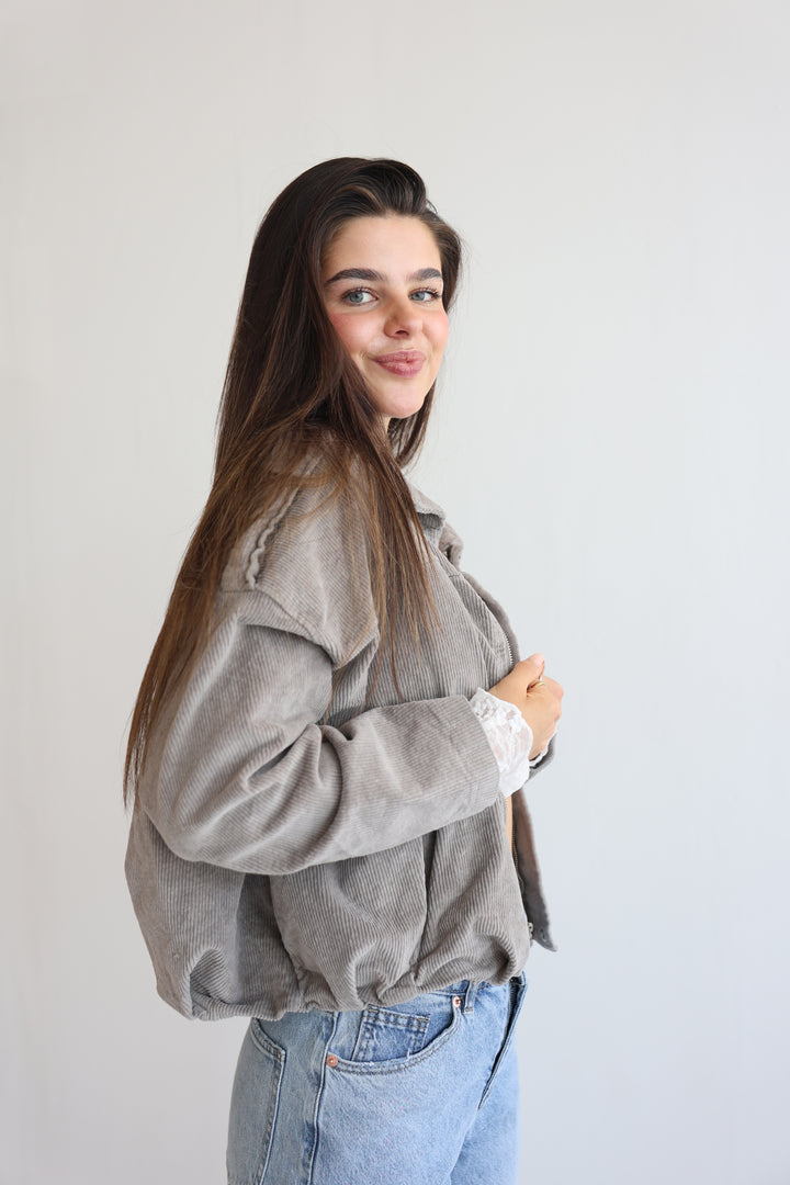 Cord Bomber Jacket