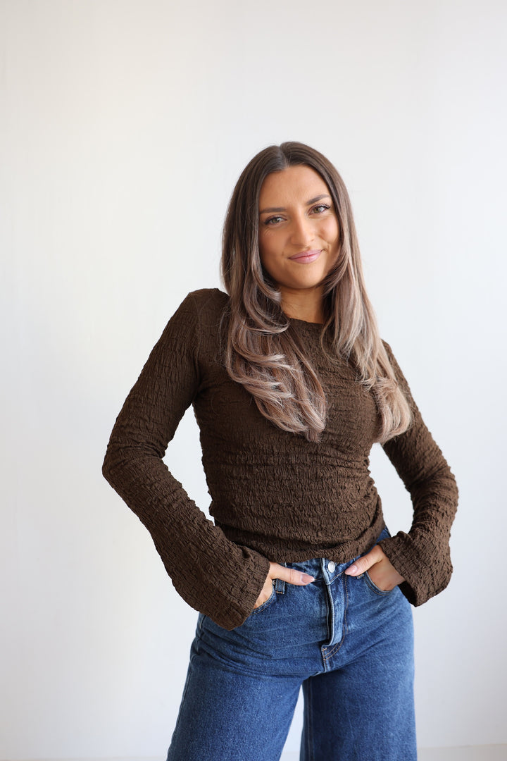 Longsleeve mit Struktur Ina