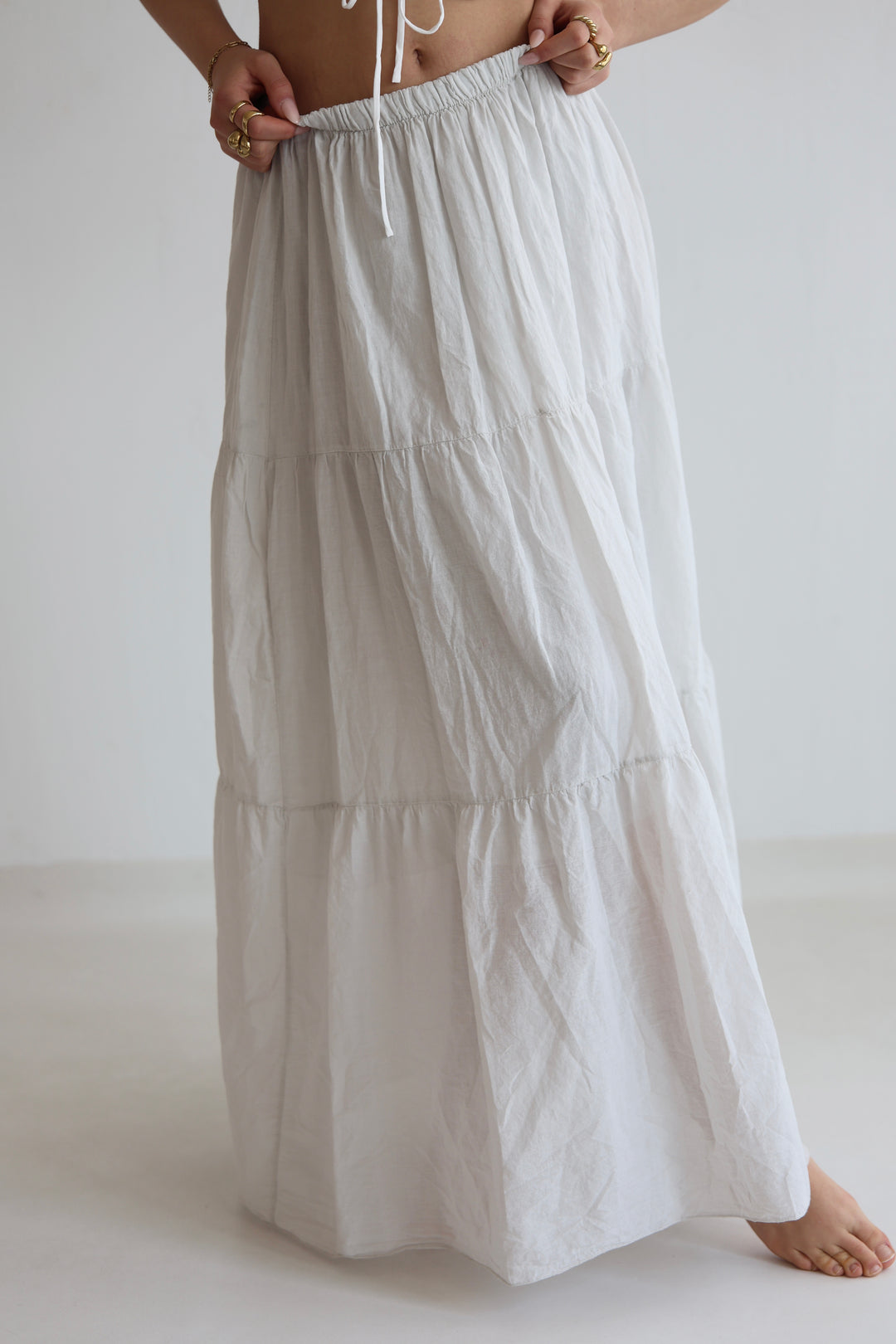 Cotton Maxi Skirt