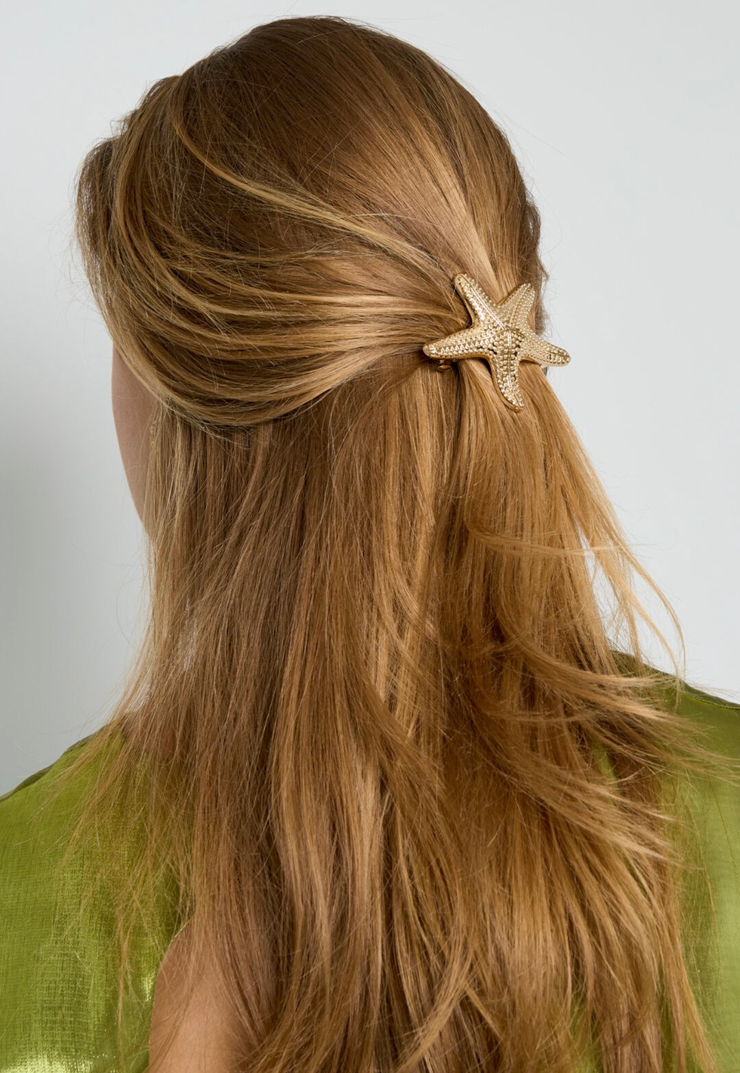 Golden Starfish Hair Clip