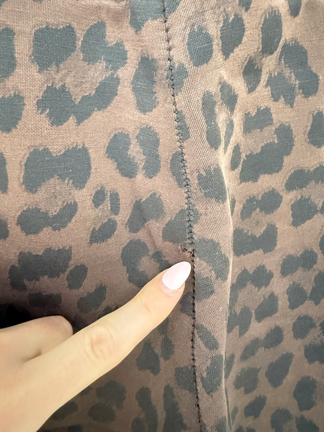 CASUAL LEGGINS WILD LOVE DARK CHOCOLATE (B-WARE)