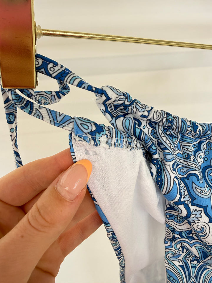 BIKINIHOSE ZUM BINDEN BLAU (B-WARE)