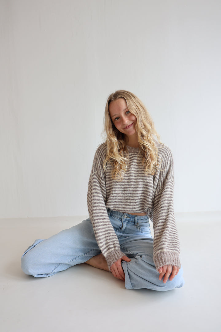 Gestreifter Pullover Moodline Knit