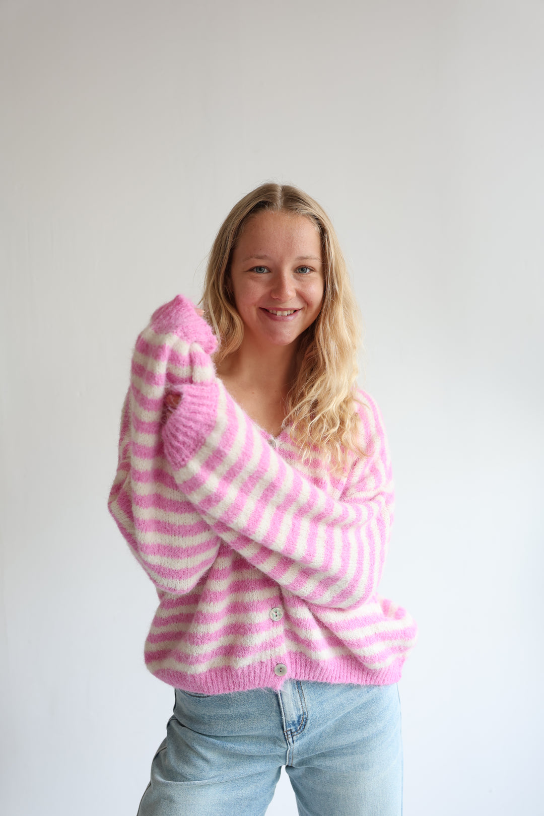 Gestreifter Cardigan Cosima