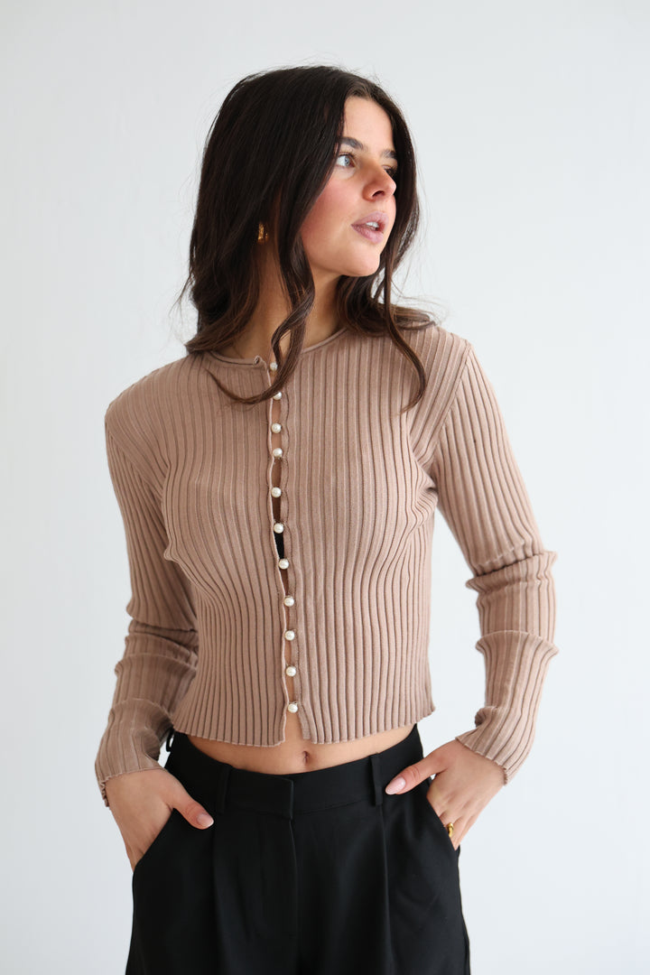 Pearl Line Cardigan