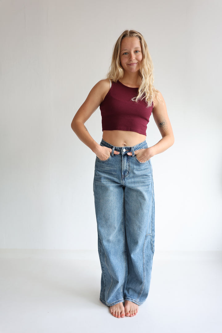 Relaxed Barrel Fit Jeans Juna