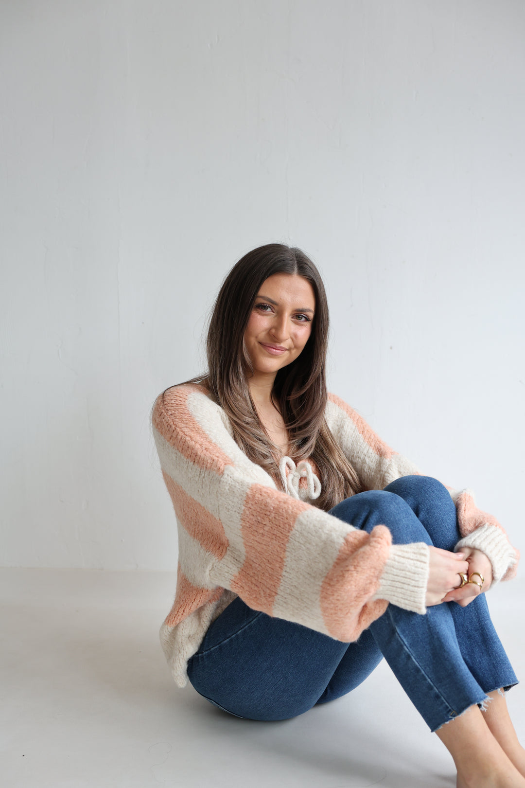 Gestreifter Cardigan Luana