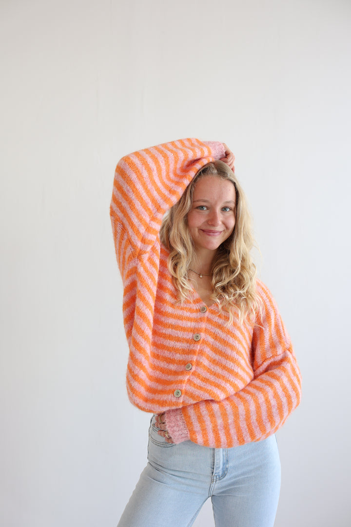 Gestreifter Cardigan Cosima