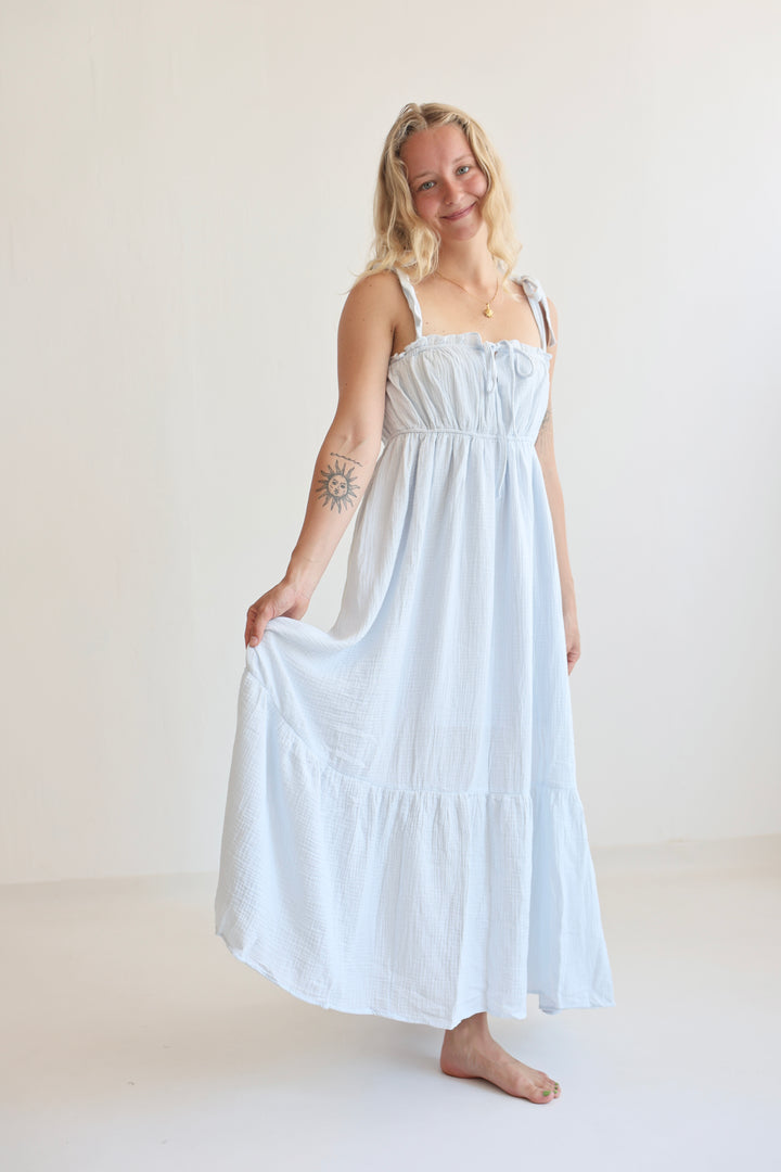 Pastel Musselin Summer Dress