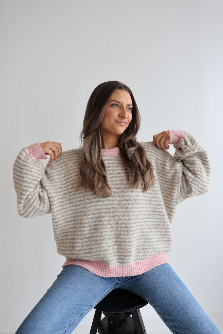 Gestreifter Pullover Moodline Knit