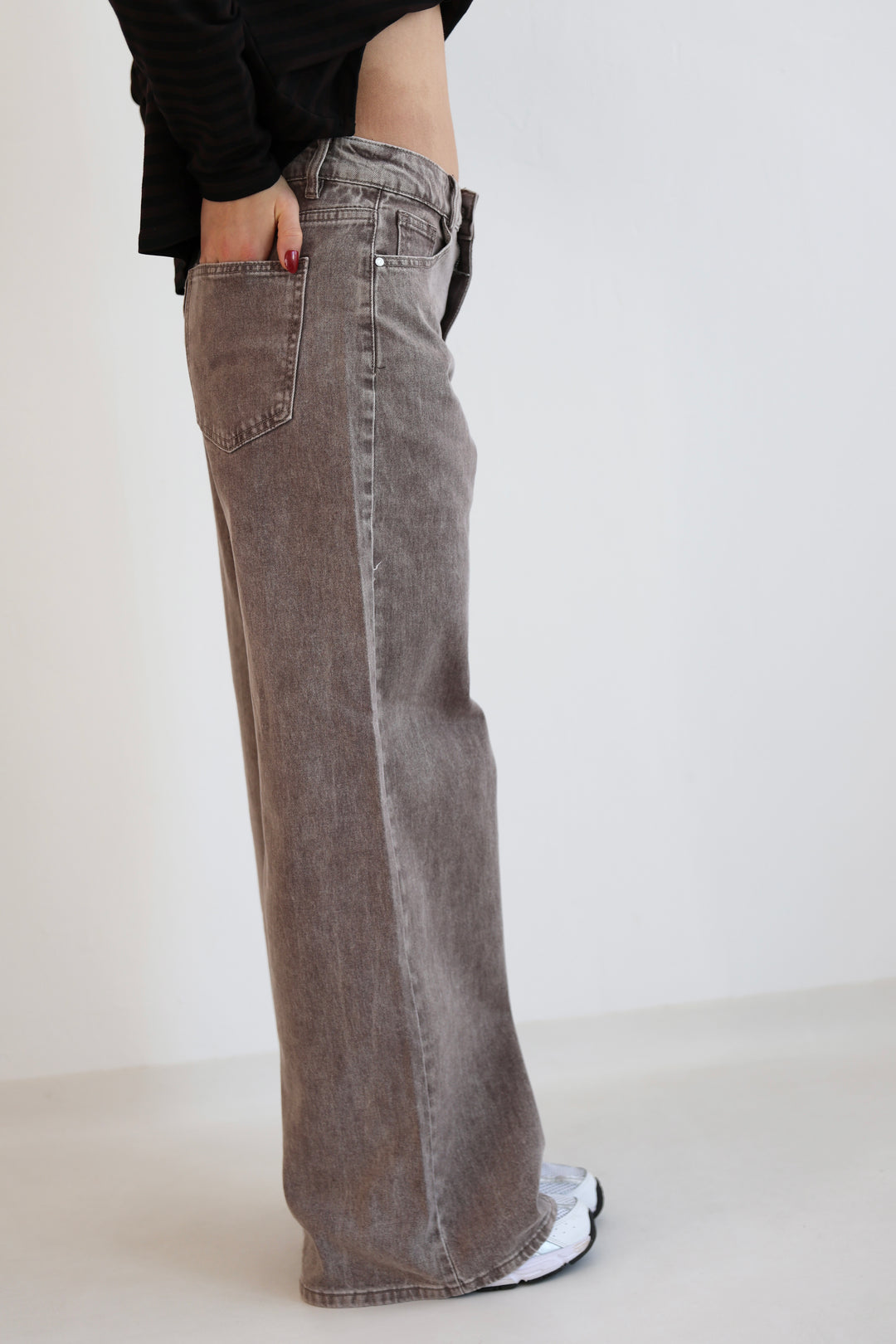 Wide Leg Jeans Cocoa Shades