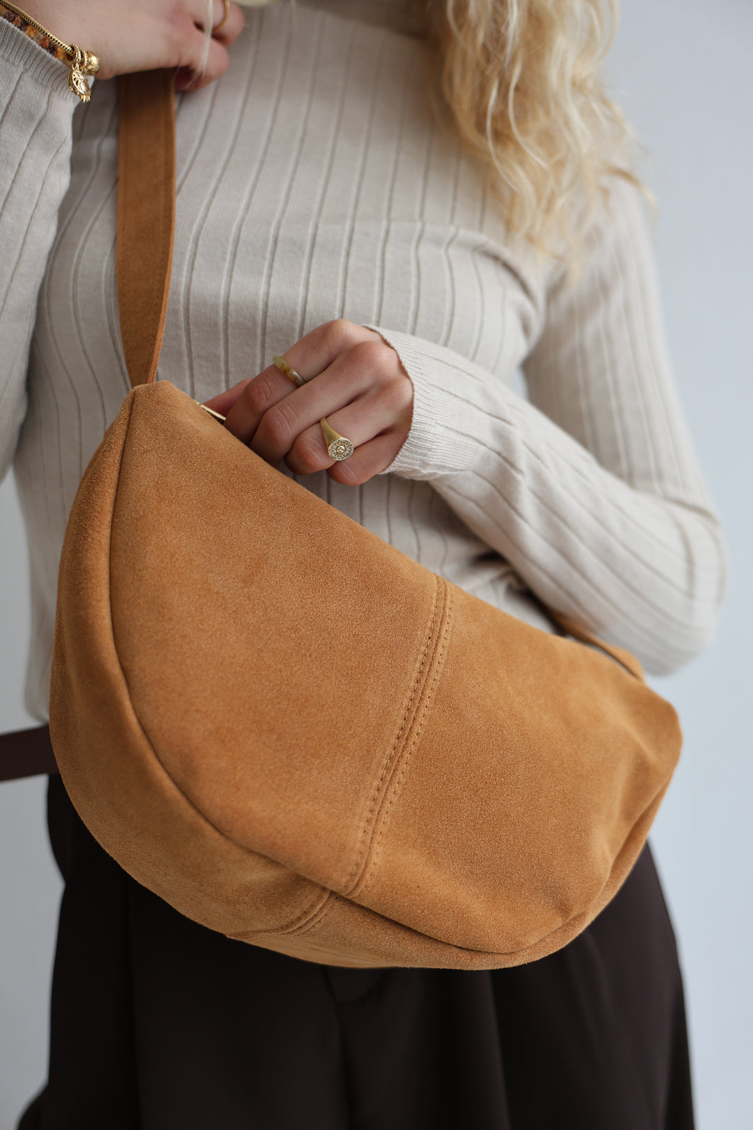 Wildledertasche Maple