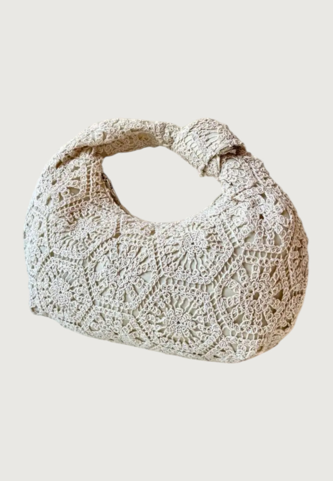 Crochet Knot Handle Bag
