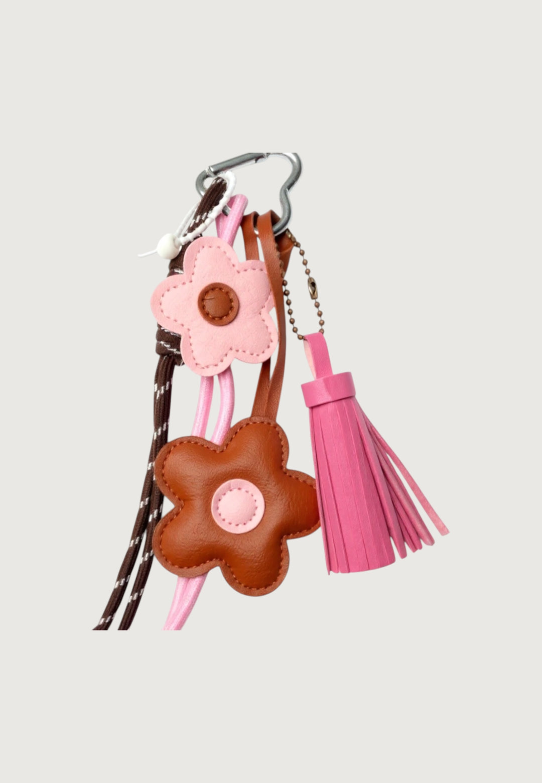 Flower Tassel Bag Charm