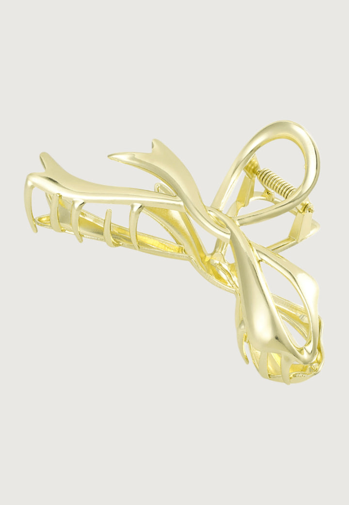 Haarspange Metallic Bow