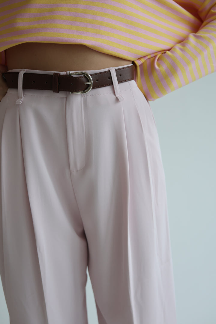 Bundfaltenhose mit Gürtel Anna