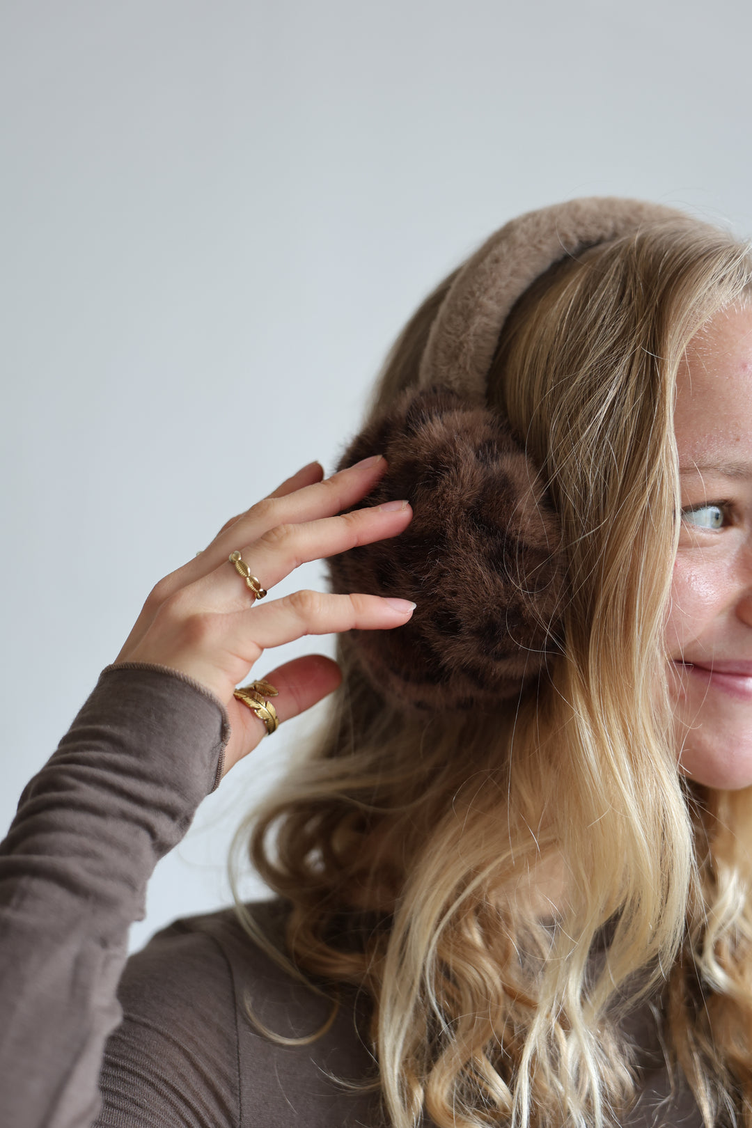 Ohrenwärmer mit Leoprint