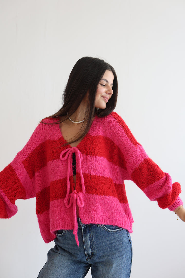 Gestreifter Cardigan Luana