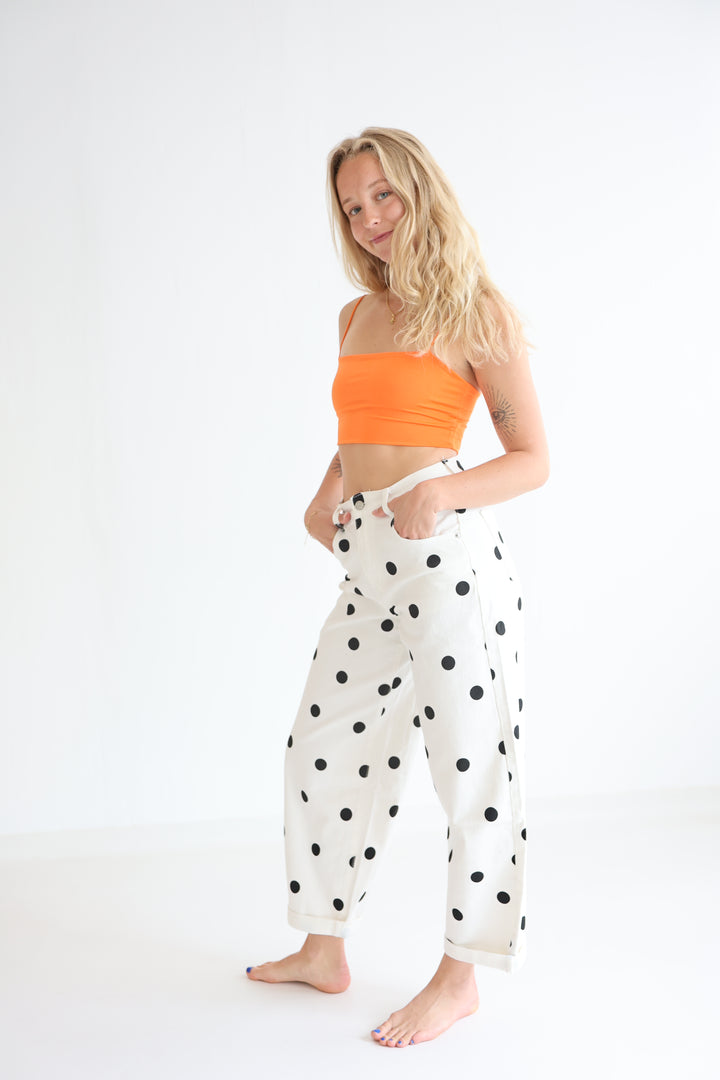 Polka Dots Ballon Jeans