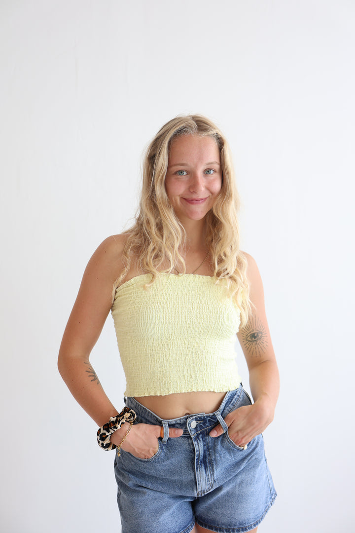 Croptop aus Musselin Malu