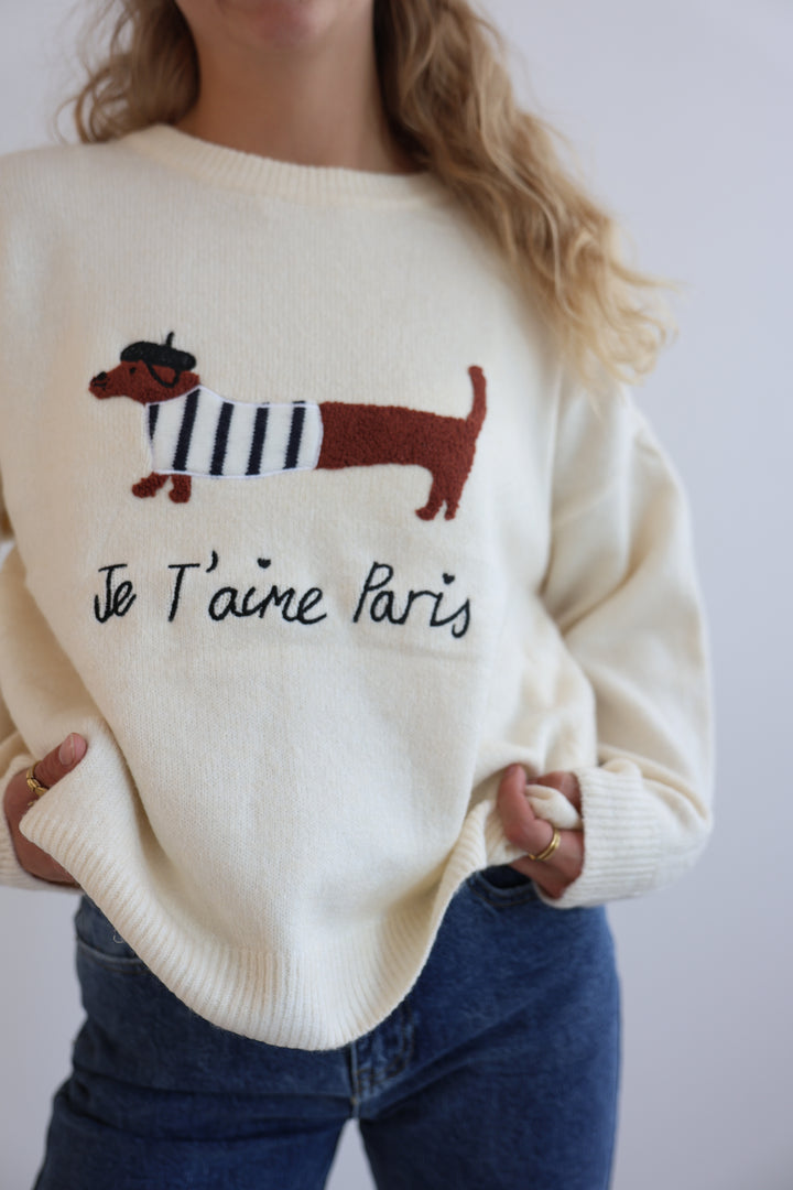 Je T’aime Paris Knit