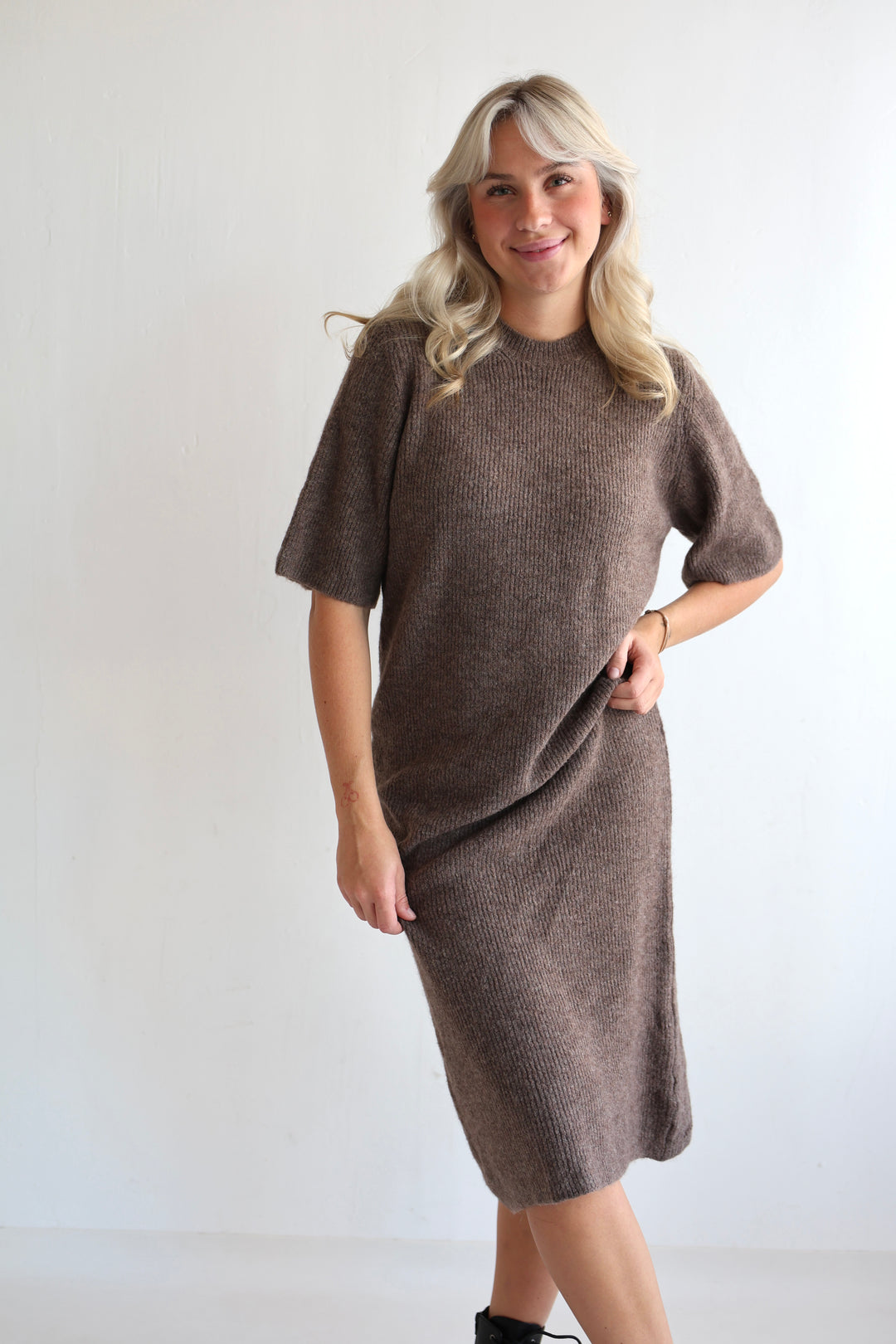 Langes Strickkleid Nuna