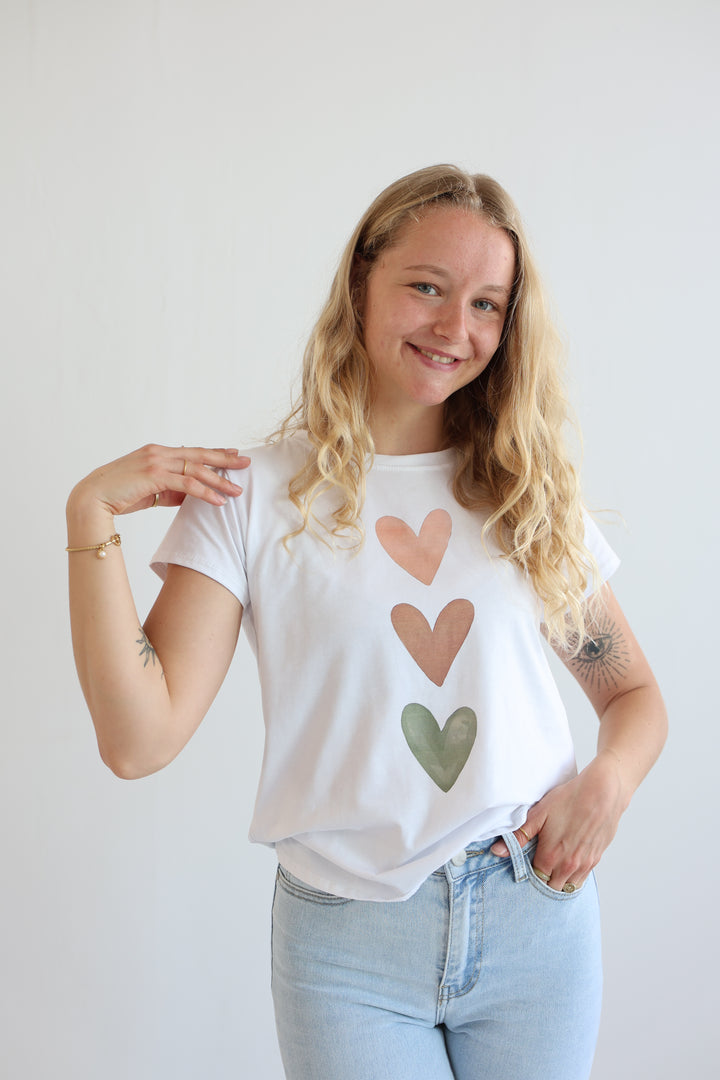 T-Shirt Three Hearts