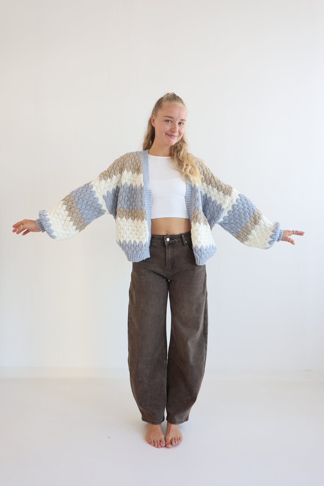 Winter Bloom Cardigan