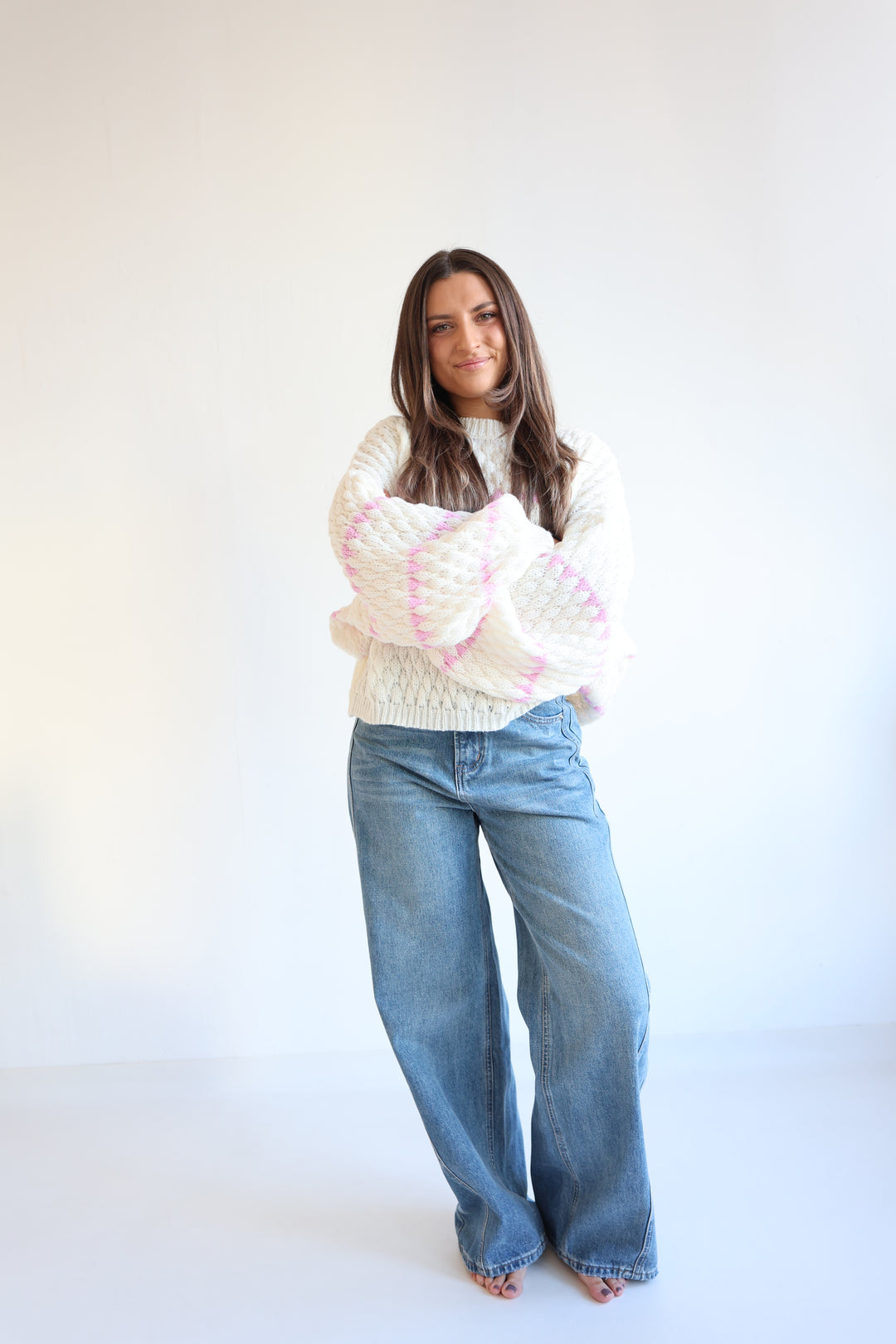 Bubble Knit Pullover