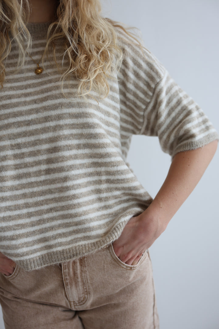 Short Striped Knit