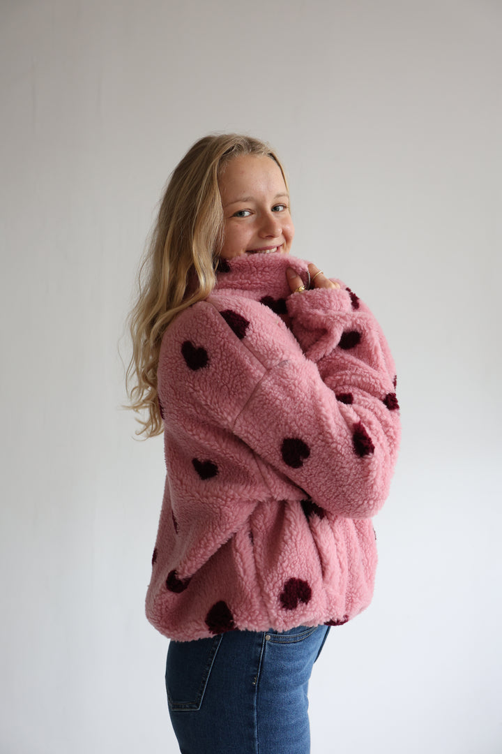 Teddy Zipper Warm Heart