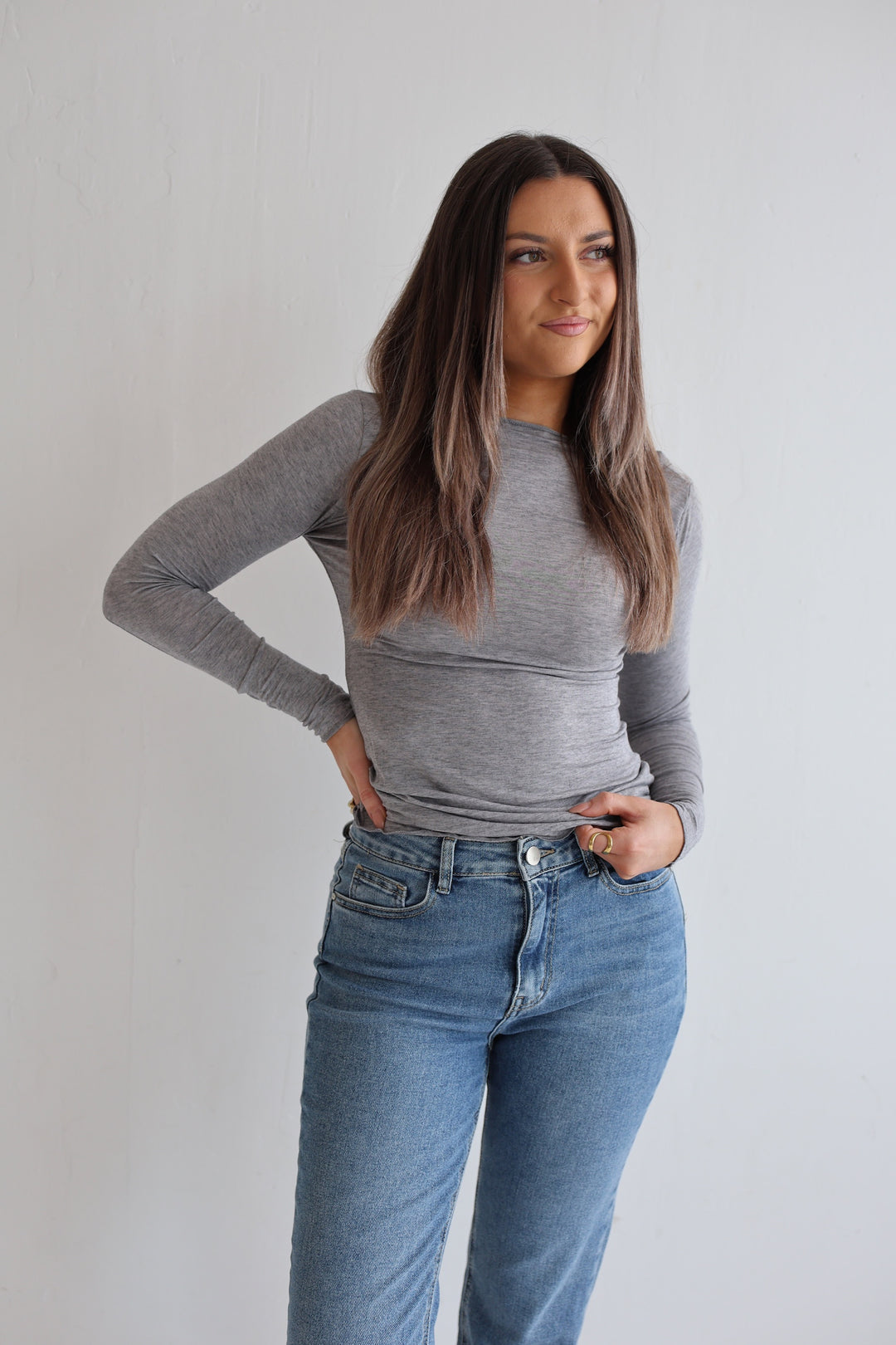 Cashmere Longsleeve Liliana (einfarbig)