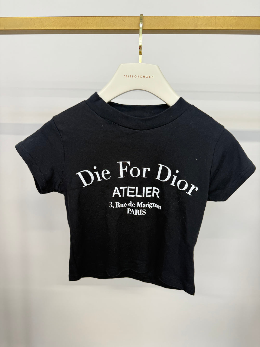 DIE FOR DIOR T-SHIRT SCHWARZ (B-WARE)
