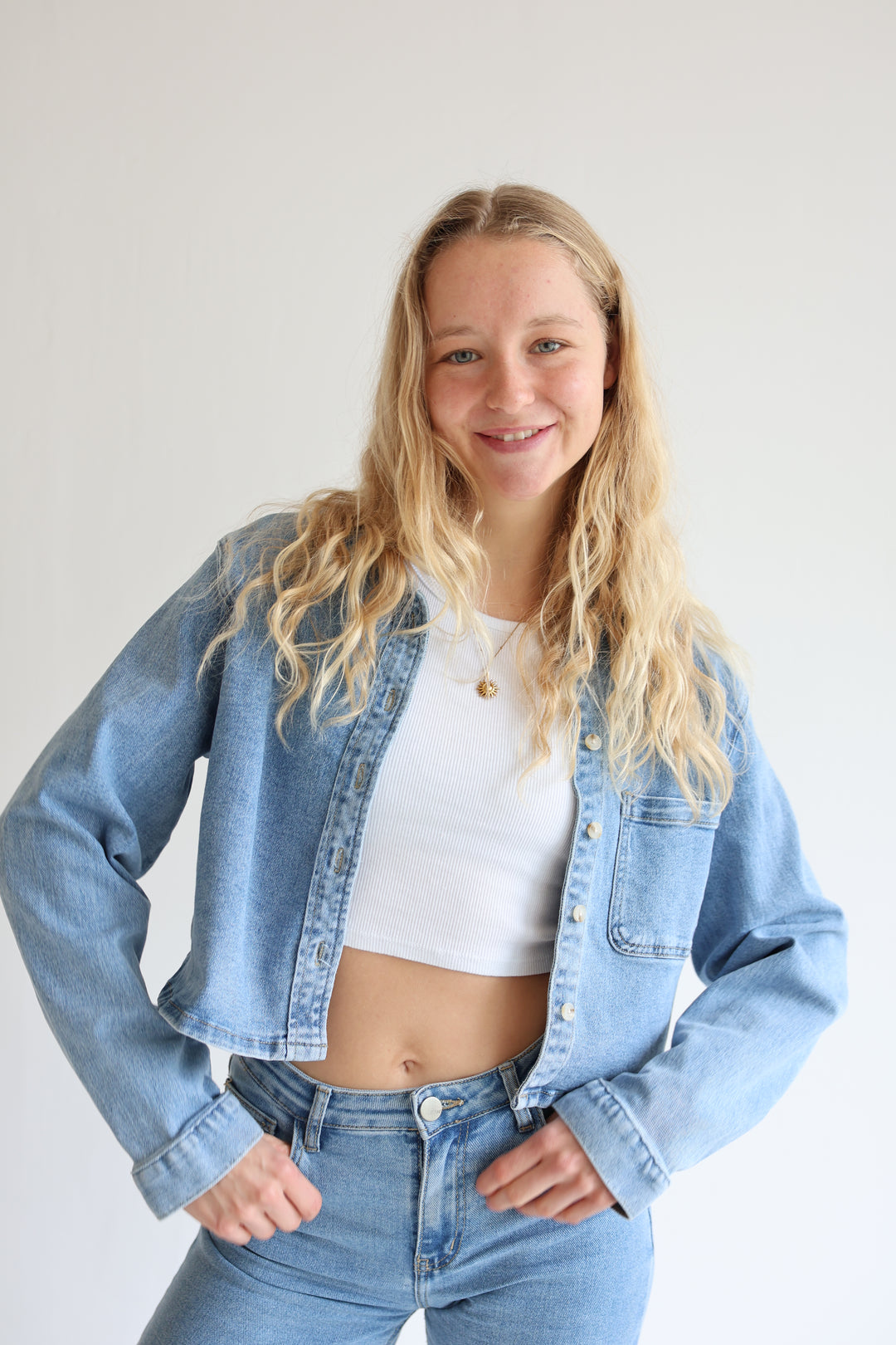 Cropped Jeansjacke Perfect Look