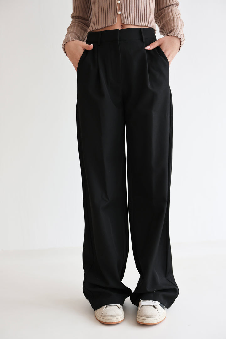 Bundfaltenhose Casual Look