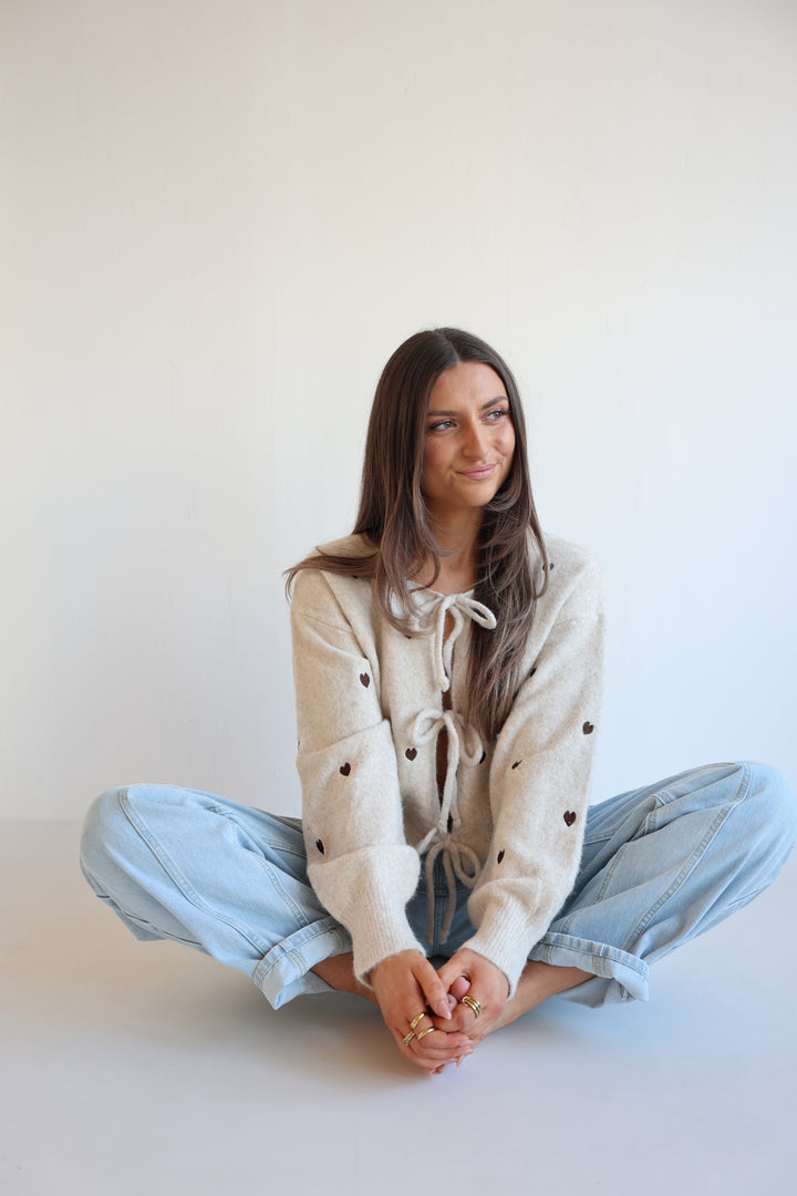 Sweetheart Bow Cardigan