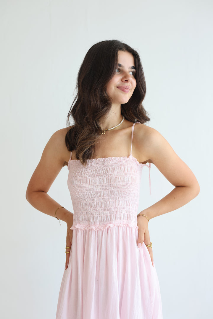 Soft Horizon Cotton Dress