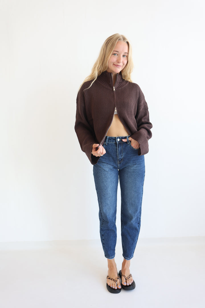 Softline Zip Cardigan