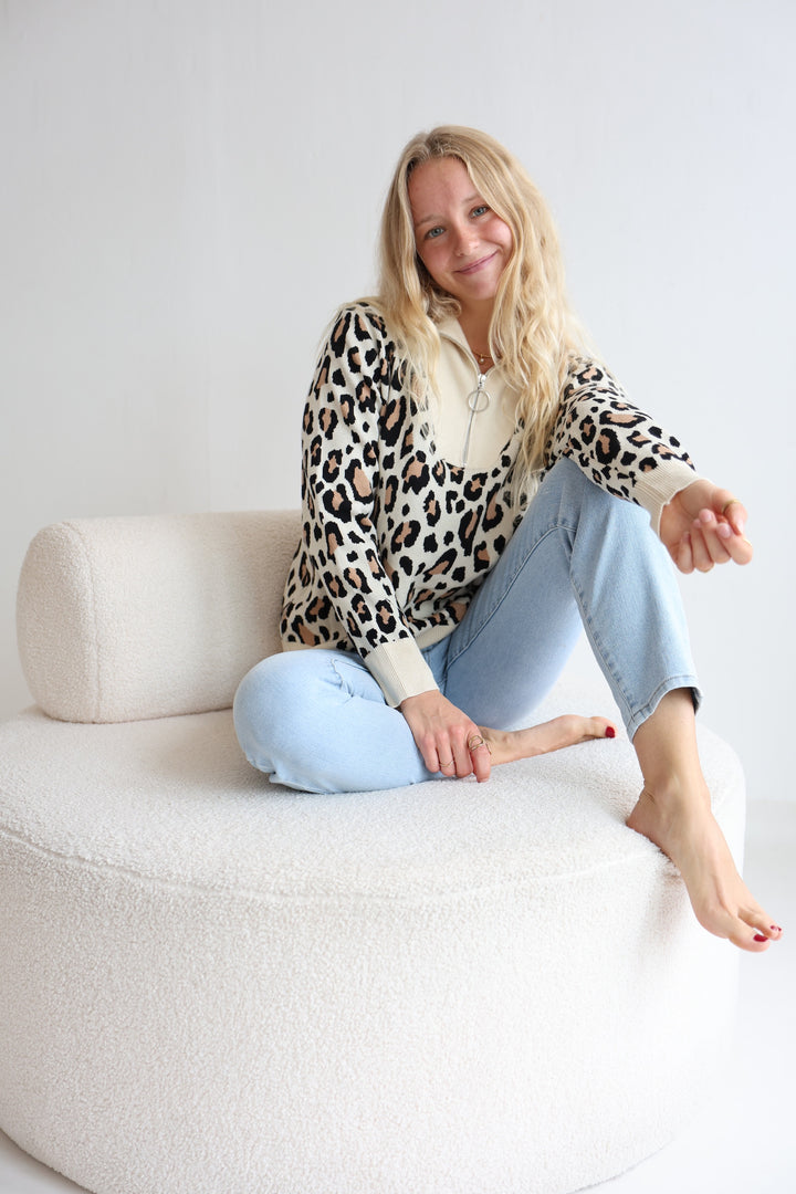 Leopard Zipper